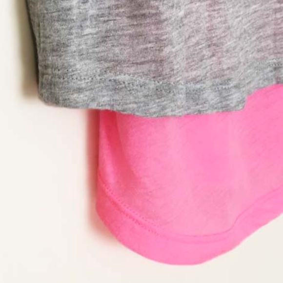 MONROW Grey & Pink Layered Tank Top - Picture 6 of 8